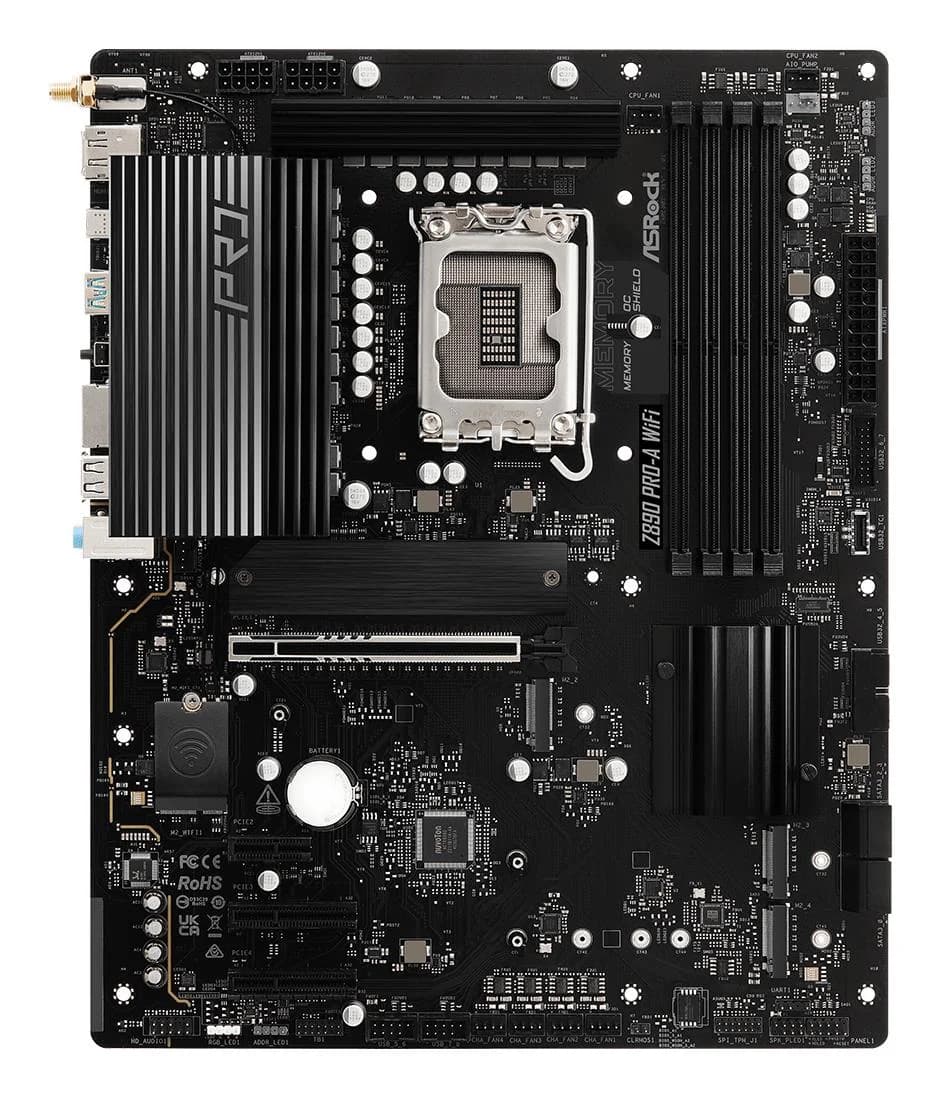 Mainboard|ASROCK|Intel Z890|LGA1851|ATX|Memory DDR5|Memory slots 4|Z890PRO-AWIFI - Image 3