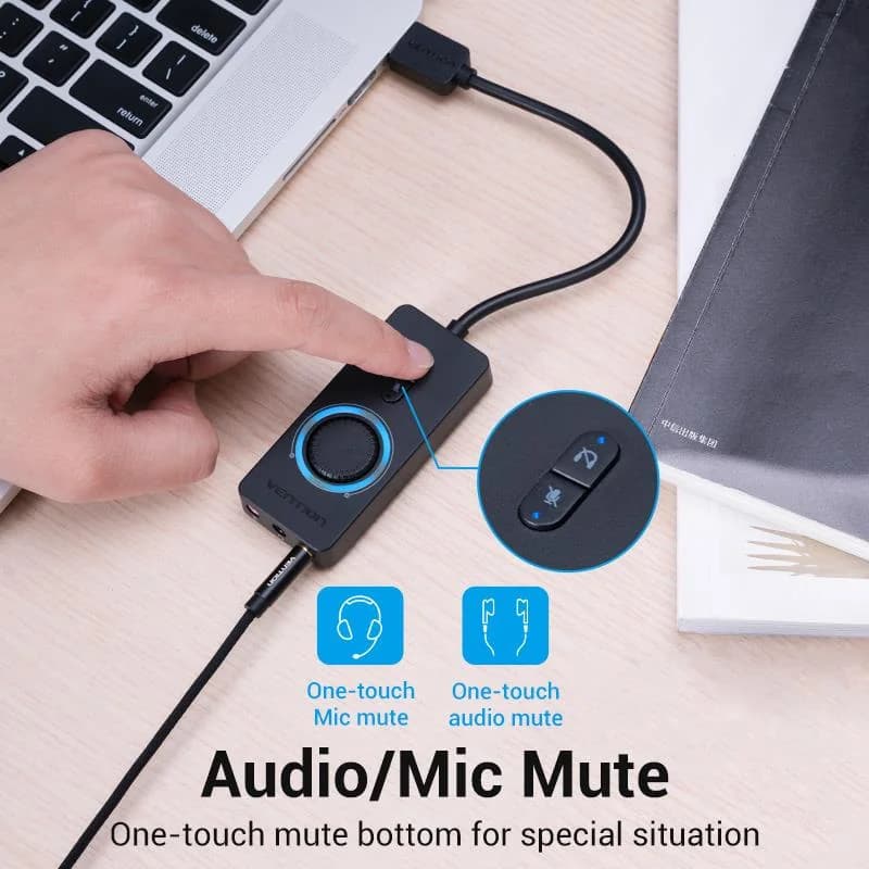 SOUND CARD ADAPTER USB/0.15M CDRBB VENTION - Image 14