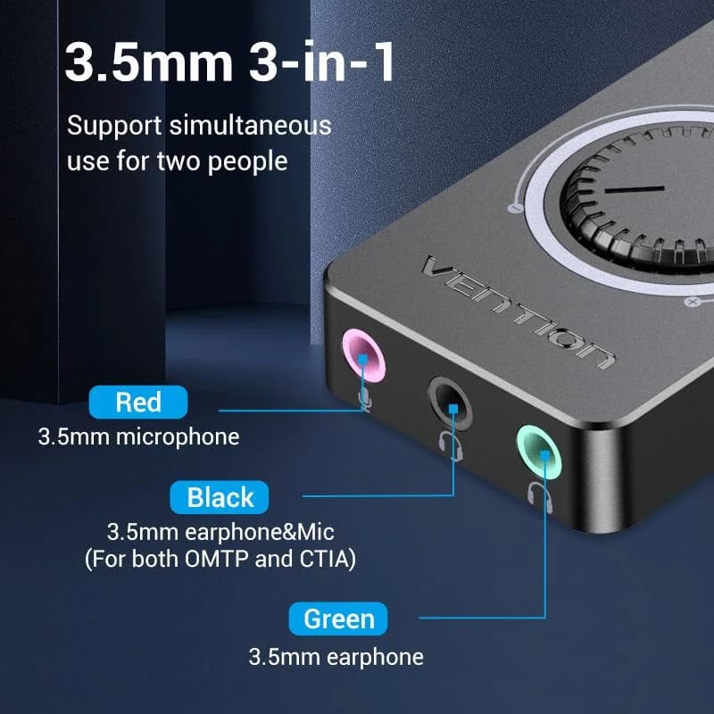 SOUND CARD ADAPTER USB/0.15M CDRBB VENTION - Image 5