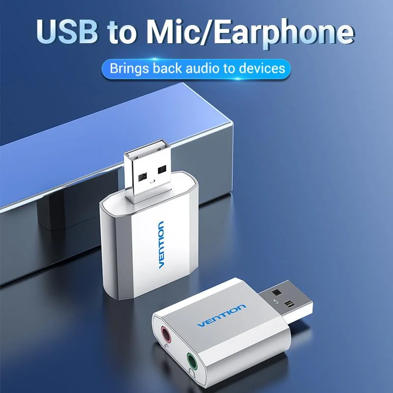 SOUND CARD USB 2-PORT/VAB-S13 VENTION - Image 2