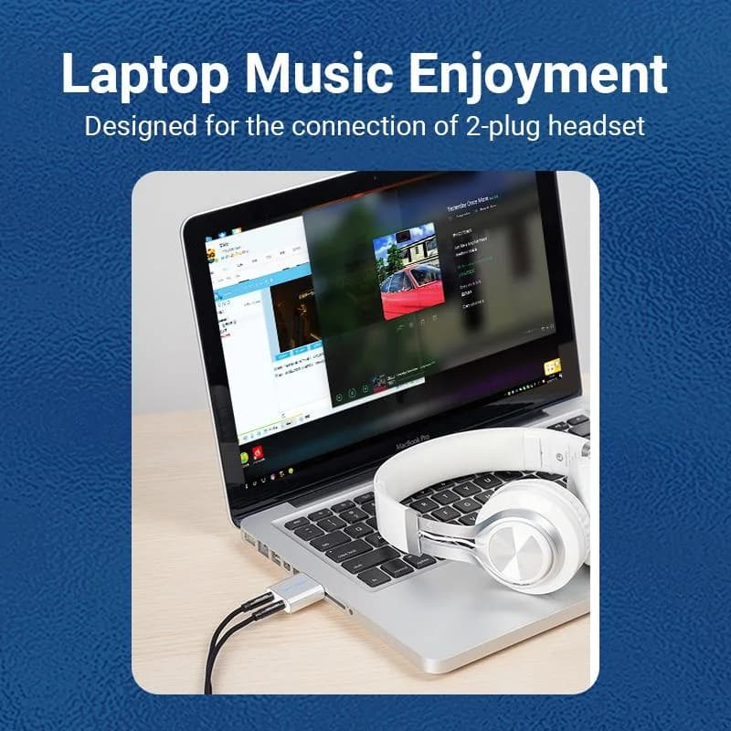 SOUND CARD USB 2-PORT/VAB-S13 VENTION - Image 5