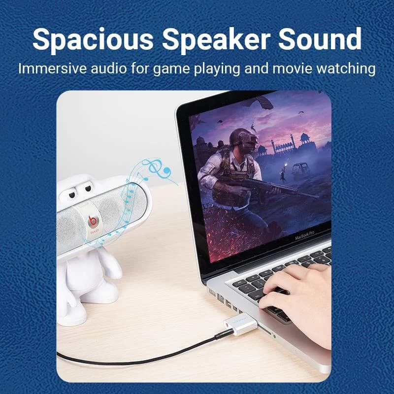 SOUND CARD USB 2-PORT/VAB-S13 VENTION - Image 6