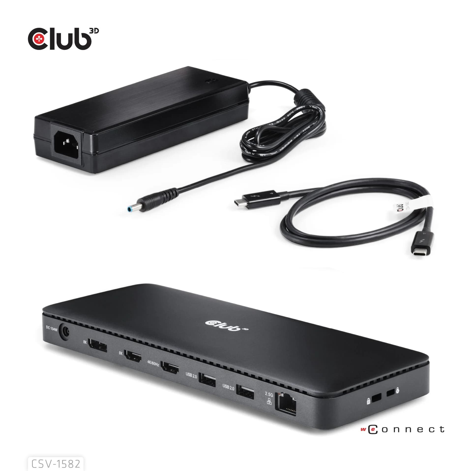 NB ACC DOCKING STATION 12IN1/THUNDERBOLT CSV-1582 CLUB3D - Image 14