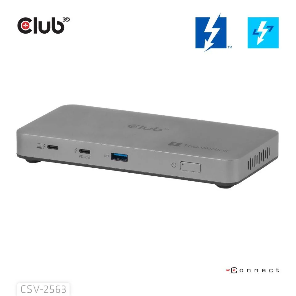 I/O HUB THUNDERBOLT 5IN1/180W CSV-2563 CLUB3D - Image 1