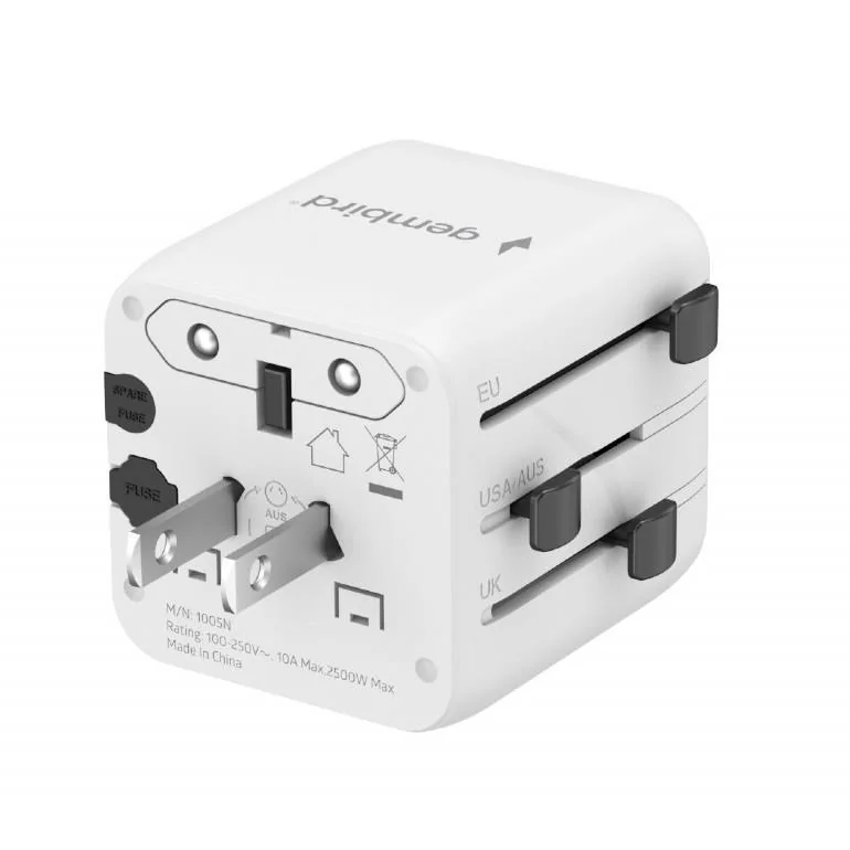 POWER ADAPTER TRAVEL/WHITE TPA-INT-01-W GEMBIRD - Image 4