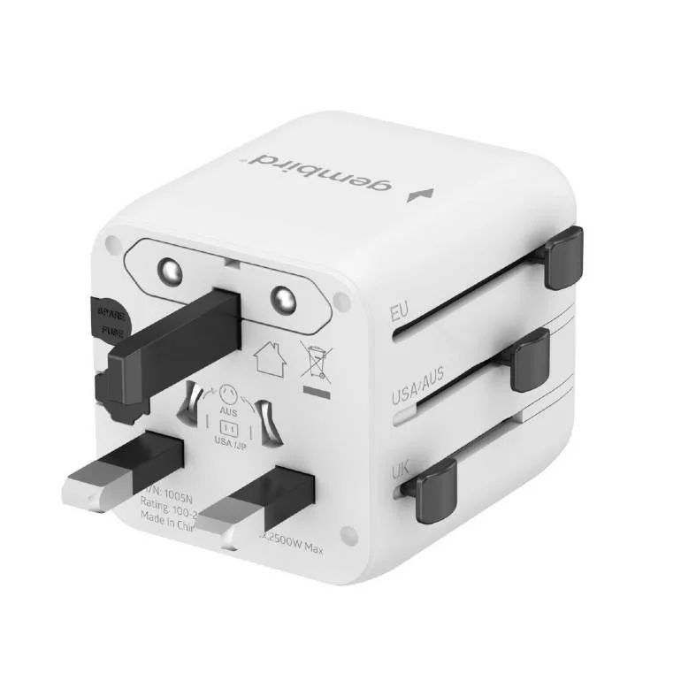 POWER ADAPTER TRAVEL/WHITE TPA-INT-01-W GEMBIRD - Image 5