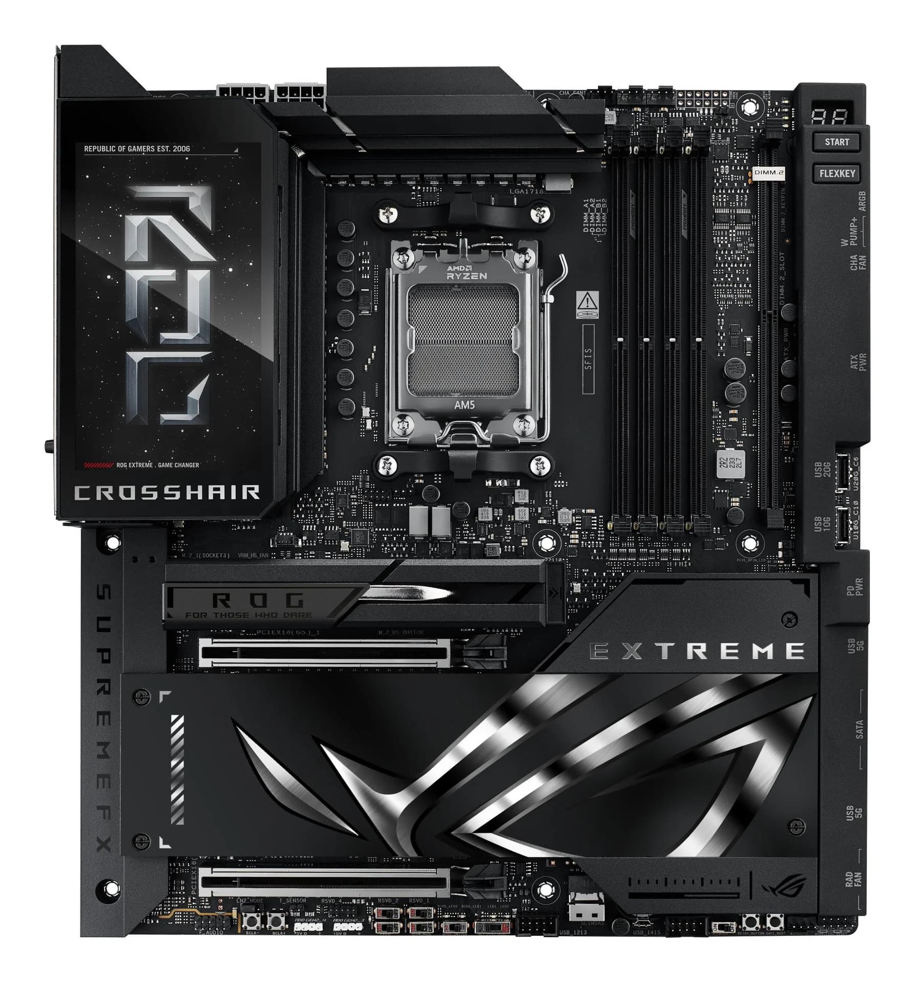 Mainboard|ASUS|AMD X870E|SAM5|EATX|Memory DDR5|Memory slots 4|CROSSHAIRX870EEXTREME - Image 2