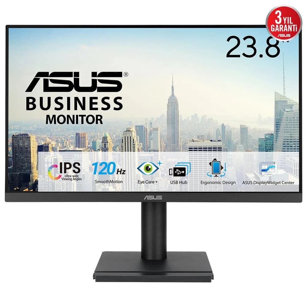 LCD Monitor ASUS 23.8 " 1920 x 1080 pixels Full HD Native aspect ratio 16:9 LED Flat 90LM02W1-B01171 - Image 1
