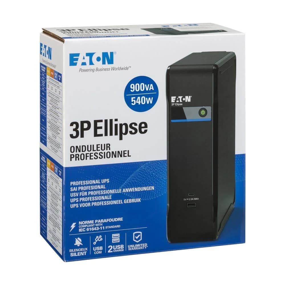 UPS|EATON|540 Watts|900 VA|Offline|Phase 1phase|3P900UD - Image 3