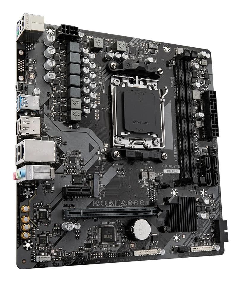 Mainboard GIGABYTE AMD A620A SAM5 Micro-ATX Memory DDR5 Memory slots 2 A620MH2.2 - Image 3