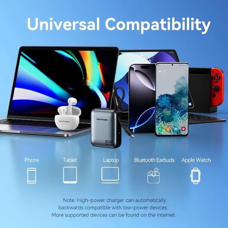 POWER BANK USB 10000MAH 35W/MINI BEIGE FHEN0 VENTION - Image 12