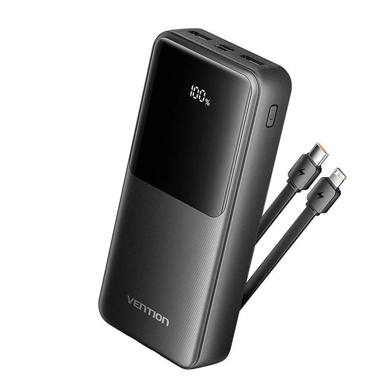 POWER BANK USB 20000MAH 22.5W/BLACK FHPB0 VENTION - Image 1