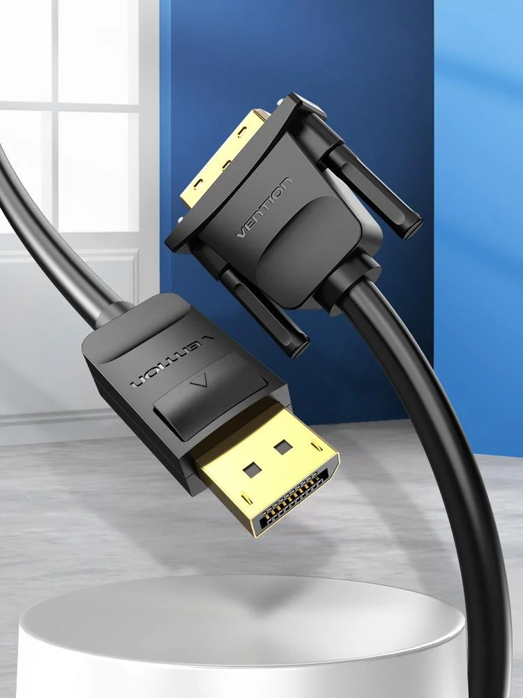 CABLE DP TO DVI 1M/BLACK HAFBF VENTION - Image 2