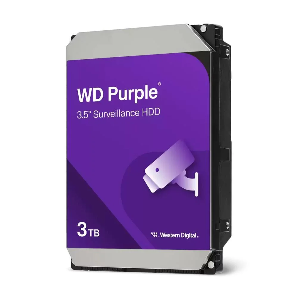 HDD WESTERN DIGITAL Purple 3TB 128 MB 3,5" WD34PURZ - Image 1