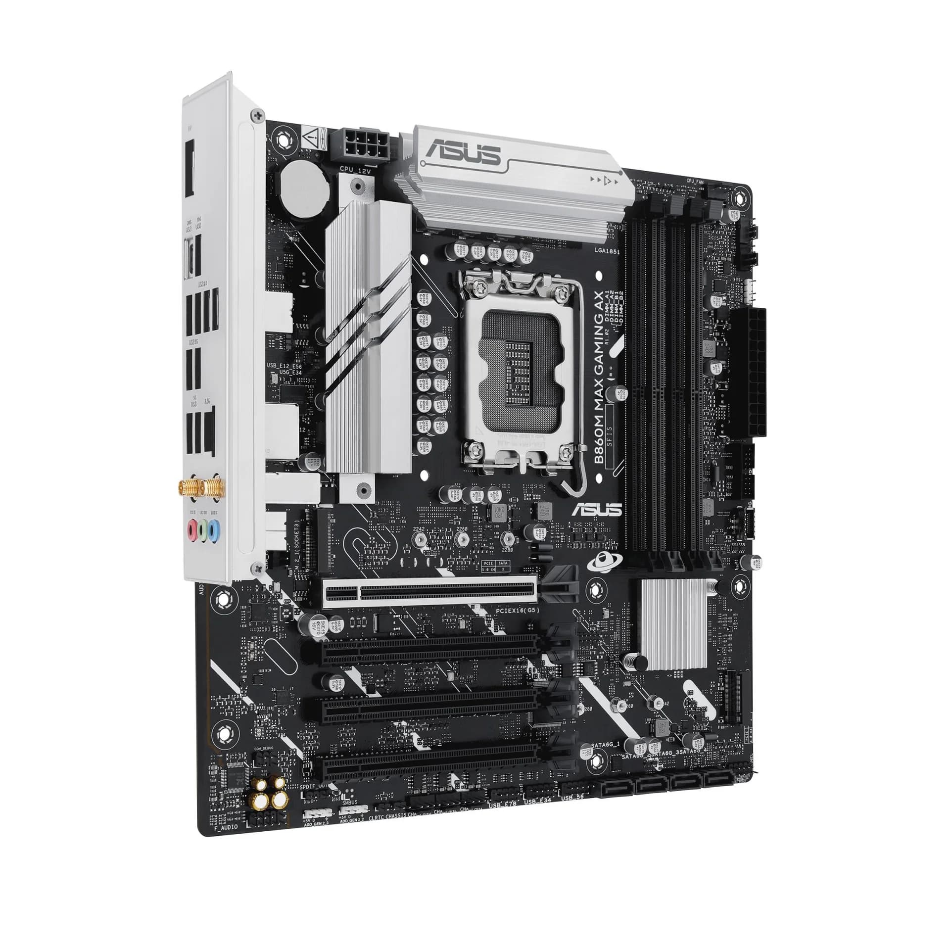 Mainboard|ASUS|Intel B860 Express|LGA1851|Micro-ATX|Memory DDR5|Memory slots 4|B860MMAXGAMINGAX - Image 5