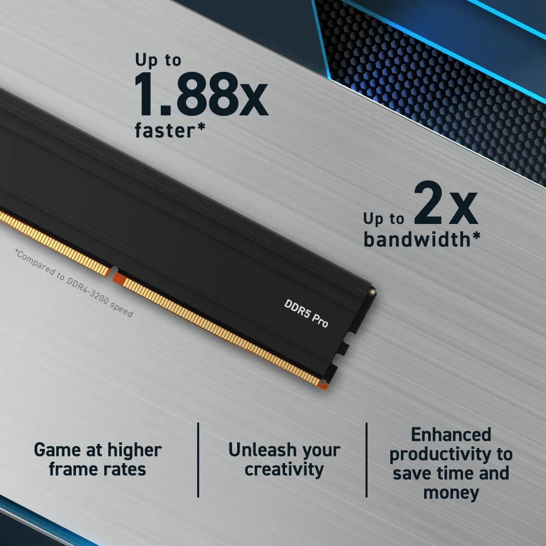 MEMORY DIMM PRO 48GB DDR5-5600/CP48G56C46U5T CRUCIAL - Image 2