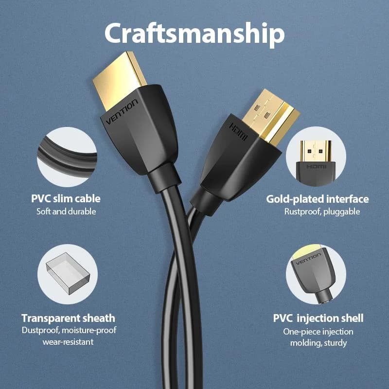 CABLE HDMI 2M/BLACK AAIBH VENTION - Image 8
