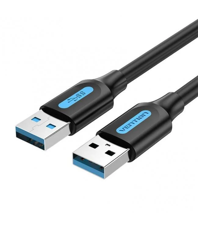CABLE USB3.0 MALE TO MALE/2M BLACK CONBH VENTION - Image 1