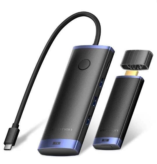 NB ACC DOCKING STATION 6IN1/USB-C 0.15M TPVBB VENTION - Image 1