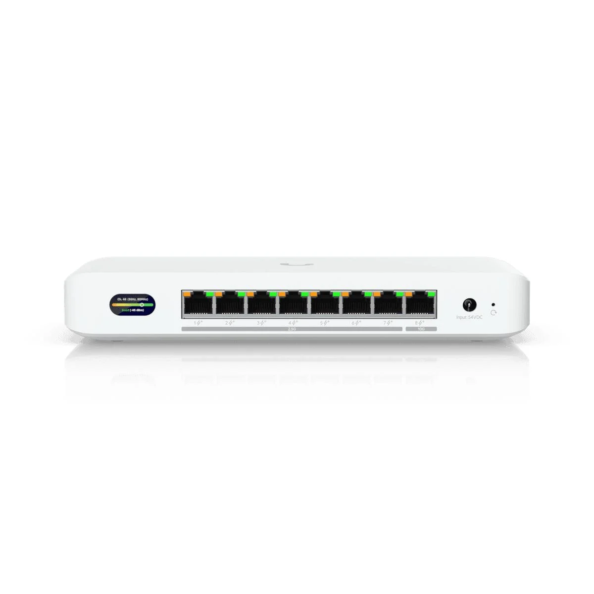 Switch UBIQUITI UDB-Switch 7xRJ-45 ports RJ-45 Ports Type 2.5G Ethernet (100/1000/2500) 1x10G Ethernet (copper) ports quantity 10G support Yes Power over Ethernet (PoE) Yes Total Power over Ethernet (PoE) budget 185 W UDB-SWITCH - Image 2