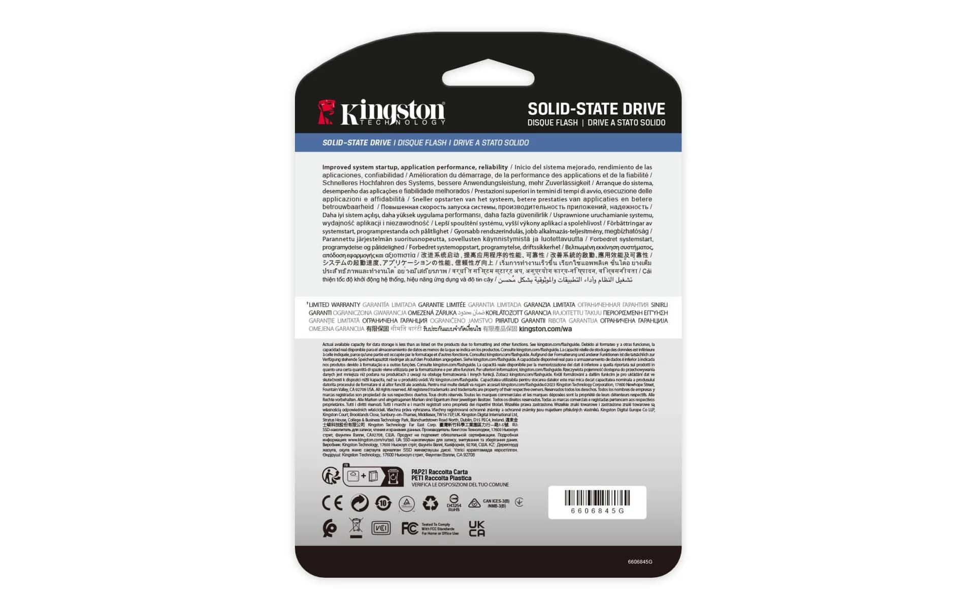 SSD KINGSTON SSD series DC3000ME 3.84TB NVMe NAND flash technology 3D TLC Write speed 5800 MBytes/sec Read speed 14000 MBytes/sec Form Factor U.2 TBW 7.008 TB MTBF 2000000 hours SEDC3000ME/3T8 - Image 5