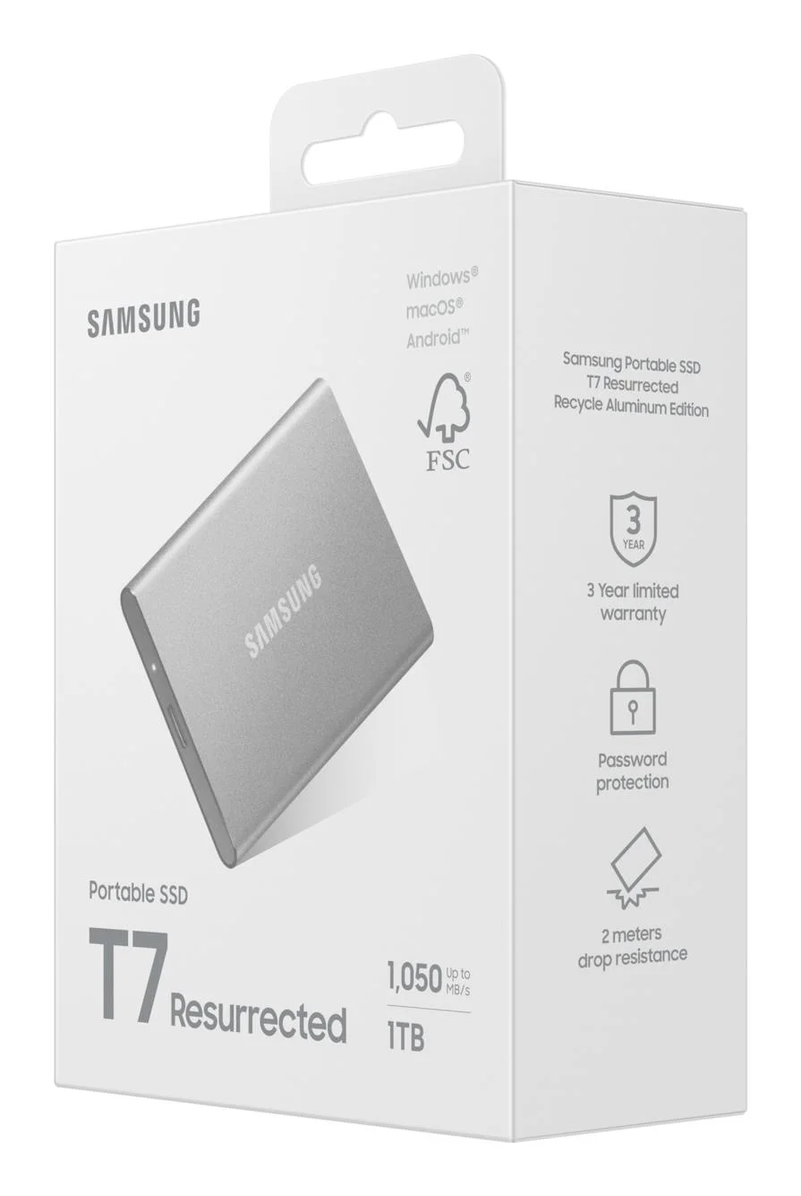 External SSD SAMSUNG Read speed 1050 MB/s Write speed 1000 MB/s 1000 GB MU-PD1T0G/WW - Image 11