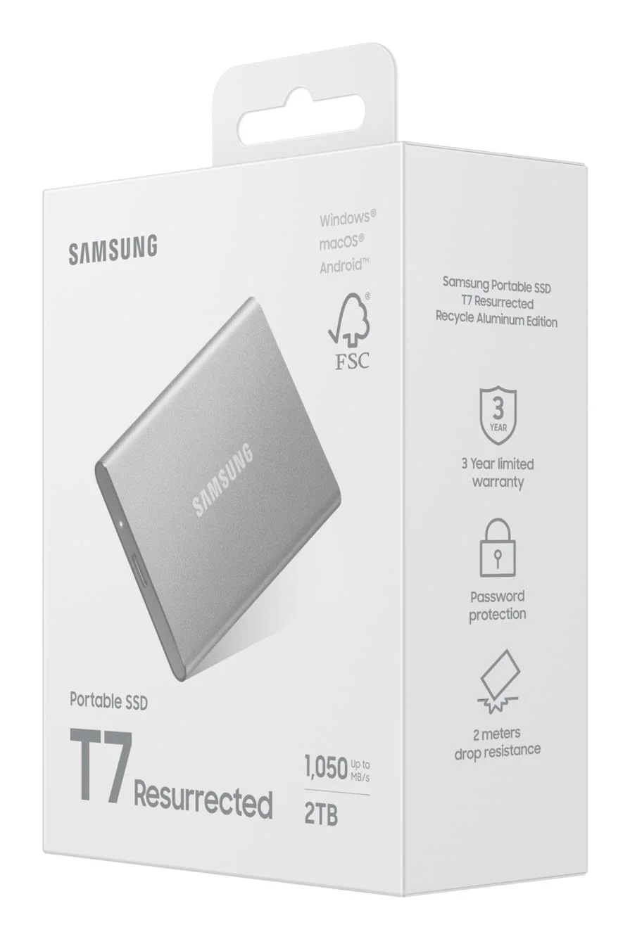 External SSD SAMSUNG Read speed 1050 MB/s Write speed 1000 MB/s 2000 GB MU-PD2T0G/WW - Image 11