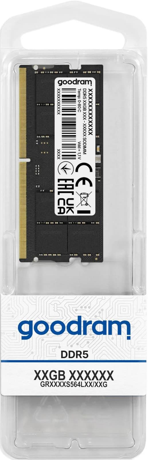 NB MEMORY 16GB DDR5-5600/SO GR5600S564L46S/16G GOODRAM - Image 1