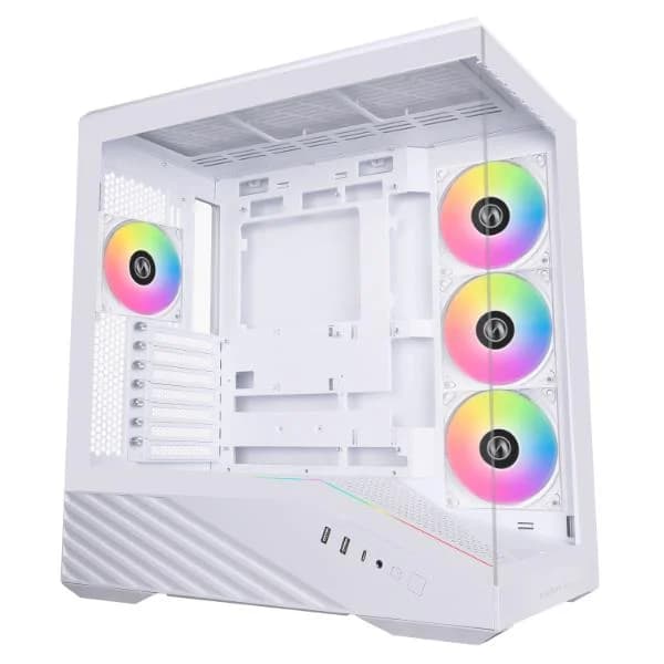 Case LIAN LI ATX/micro ATX/Mini-ITX/EATX White Midi Tower PC G99.V100RW.01 - Image 2