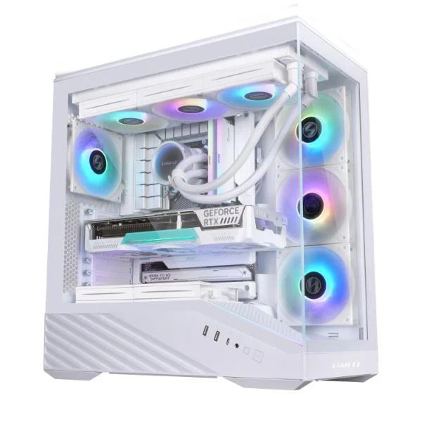 Case LIAN LI ATX/micro ATX/Mini-ITX/EATX White Midi Tower PC G99.V100RW.01 - Image 7