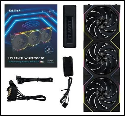 CASE FAN 120MM WRL 3PCS/G99.12RTL1W3B.00 LIAN LI - Image 2