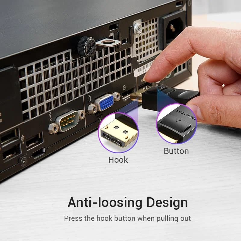 CABLE DP TO HDMI 2M/BLACK HADBH VENTION - Image 12
