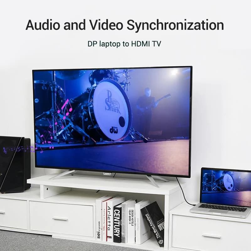CABLE DP TO HDMI 2M/BLACK HADBH VENTION - Image 6