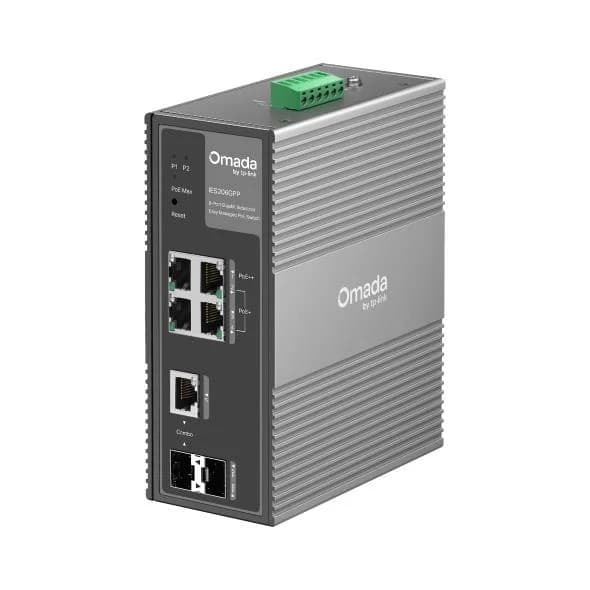 NET SWITCH 6PORT 10/100/1000M/OMADA IES206GPP TP-LINK - Image 1