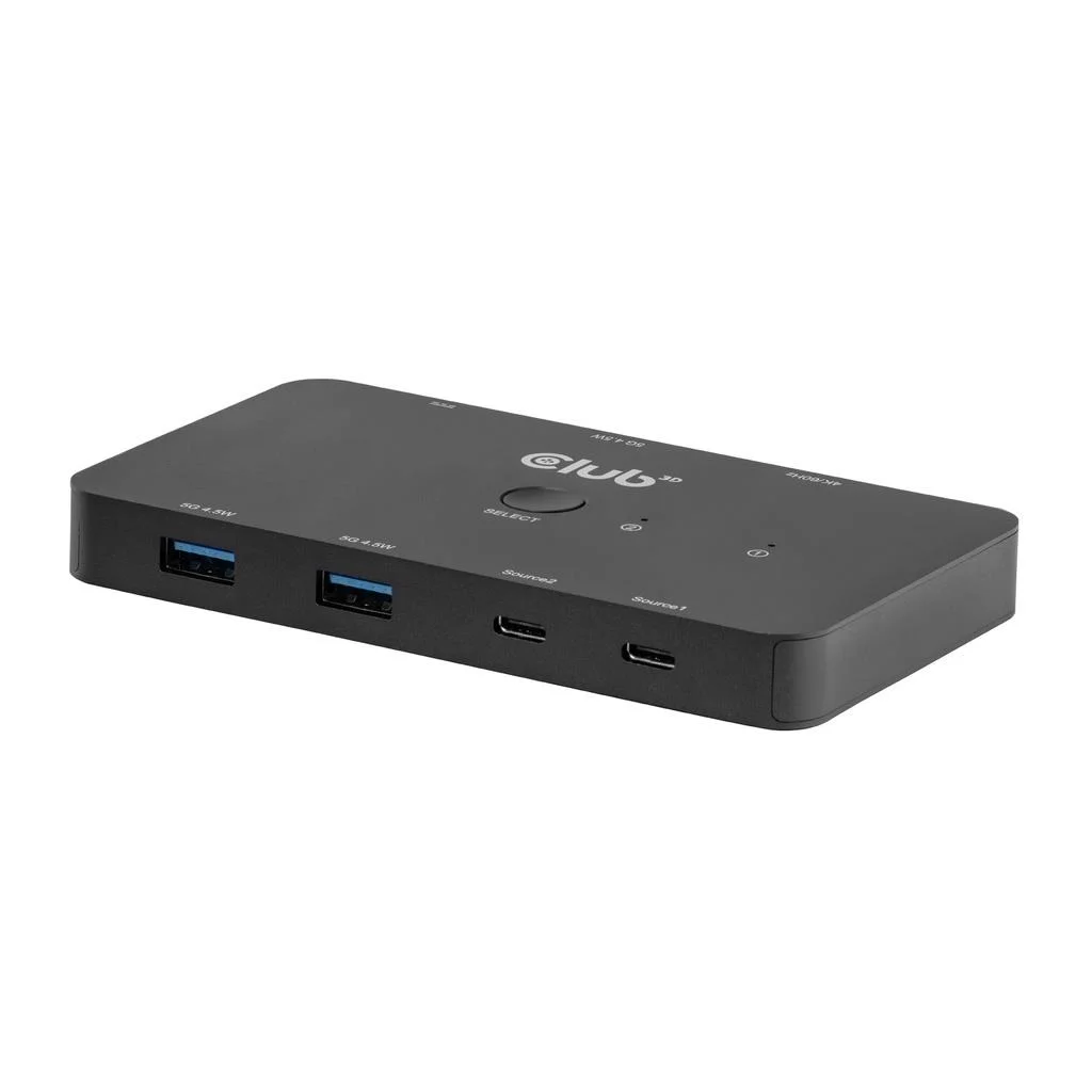 VIDEO SWITCH KVM USB-C TO HDMI/DUAL CSV-2512 CLUB3D - Image 1