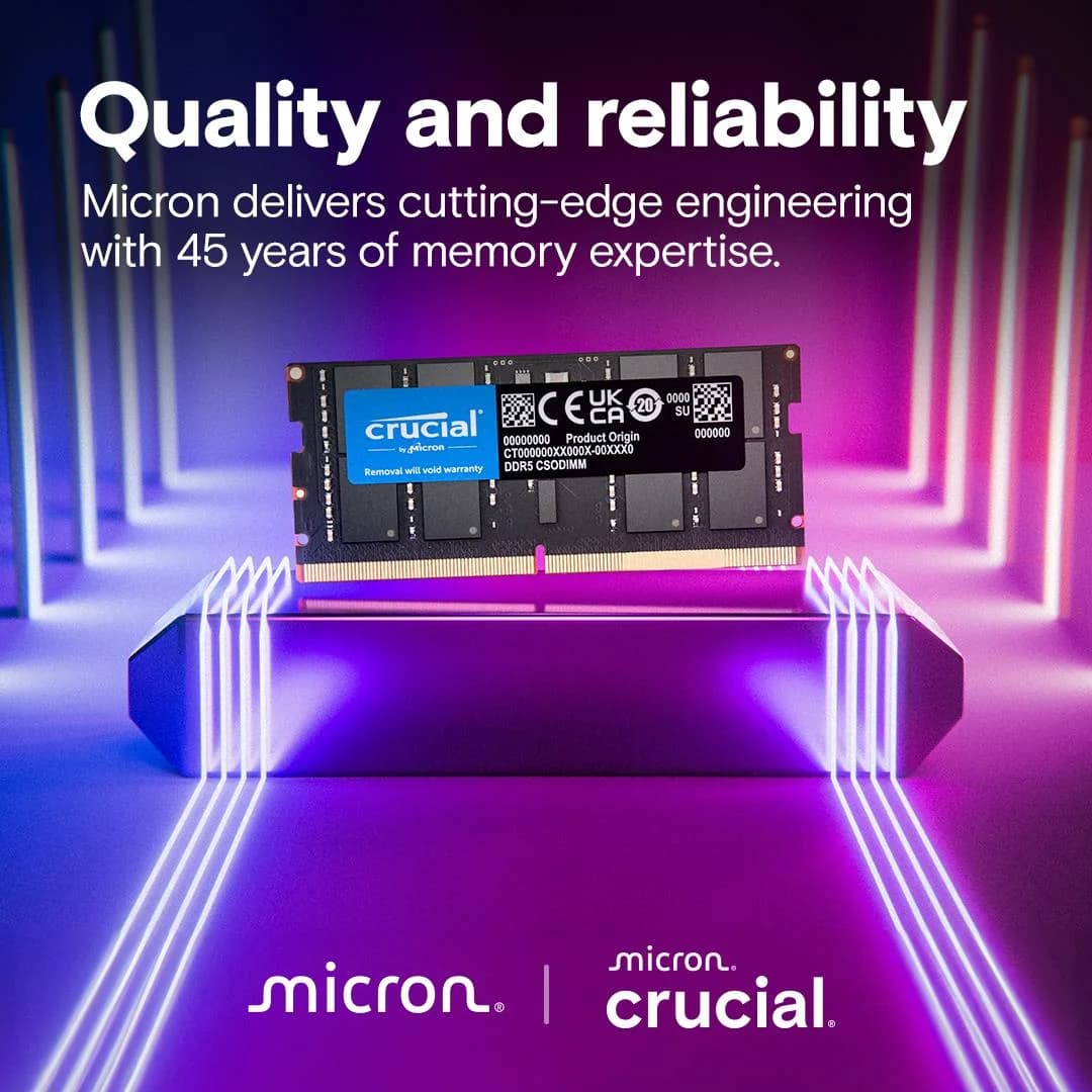 MEMORY DIMM PRO 32GB DDR5-6400/CT32G64C52CS5 CRUCIAL - Image 5