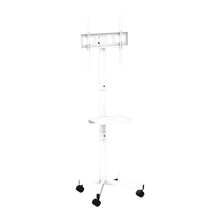 TV SET ACC FLOOR STAND 32-55"/CASTER WH TVS-55T-03-W GEMBIRD - Image 1