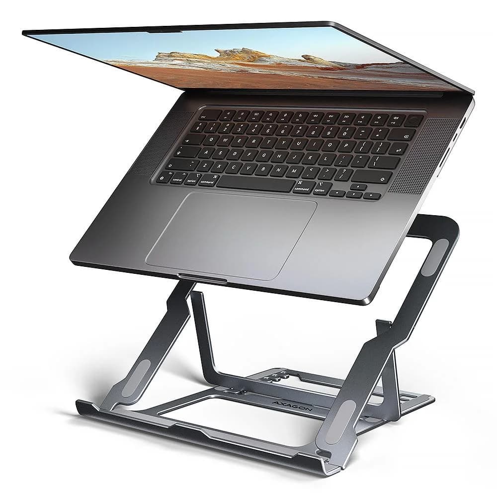 NB ACC STAND 10"-17.3"/ALUMINUM GREY STND-LAG AXAGON - Image 1