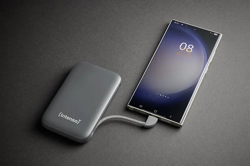 POWER BANK USB 10000MAH/GREY S10000 7333034 INTENSO - Image 1