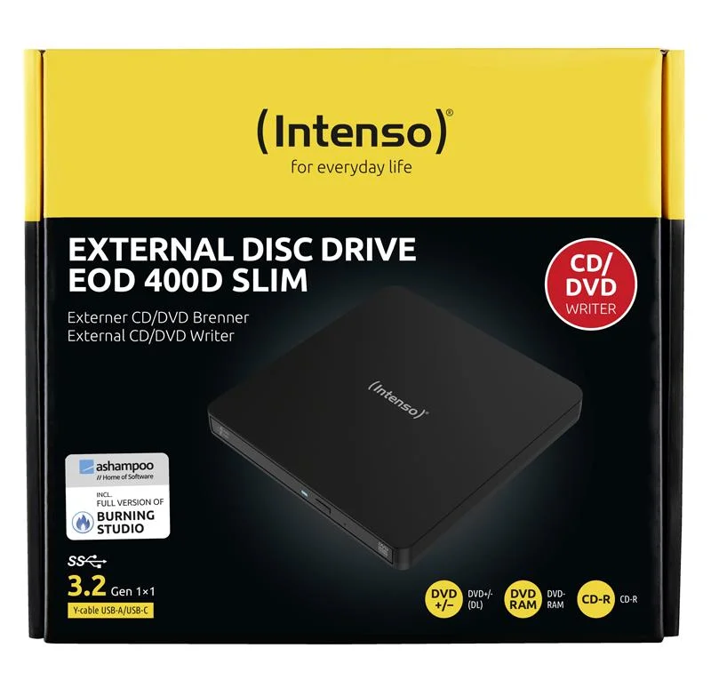 DVD RW USB3.2 EXT/BLACK 5401400 INTENSO - Image 5