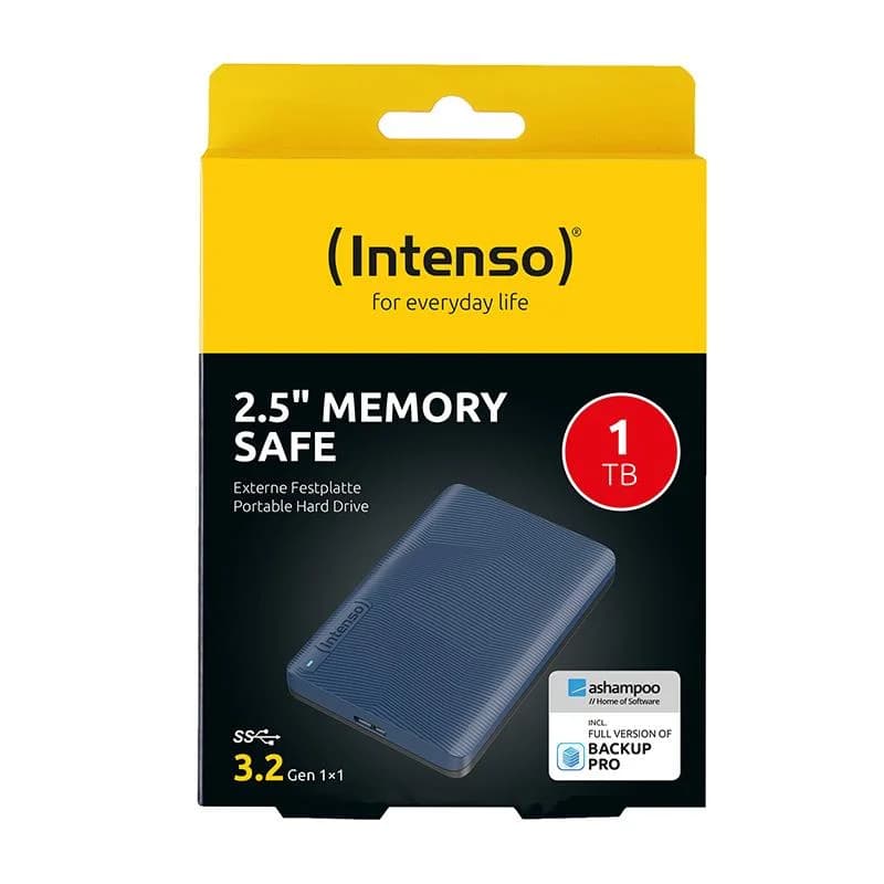 External HDD INTENSO 1000 GB Colour Blue 6029565 - Image 2