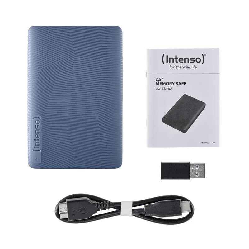 External HDD INTENSO 1000 GB Colour Blue 6029565 - Image 6