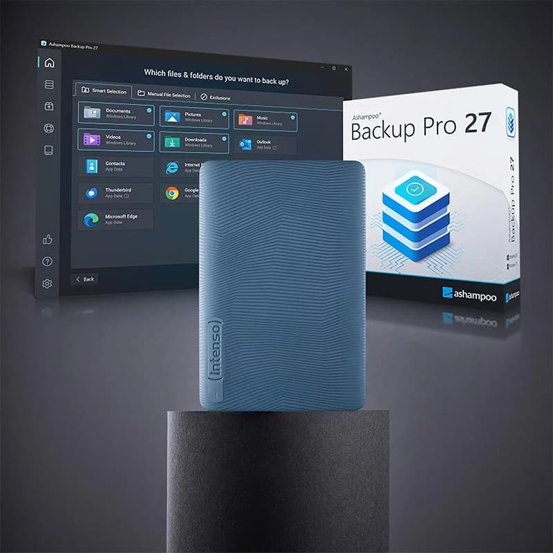 External HDD INTENSO 1000 GB Colour Blue 6029565 - Image 9