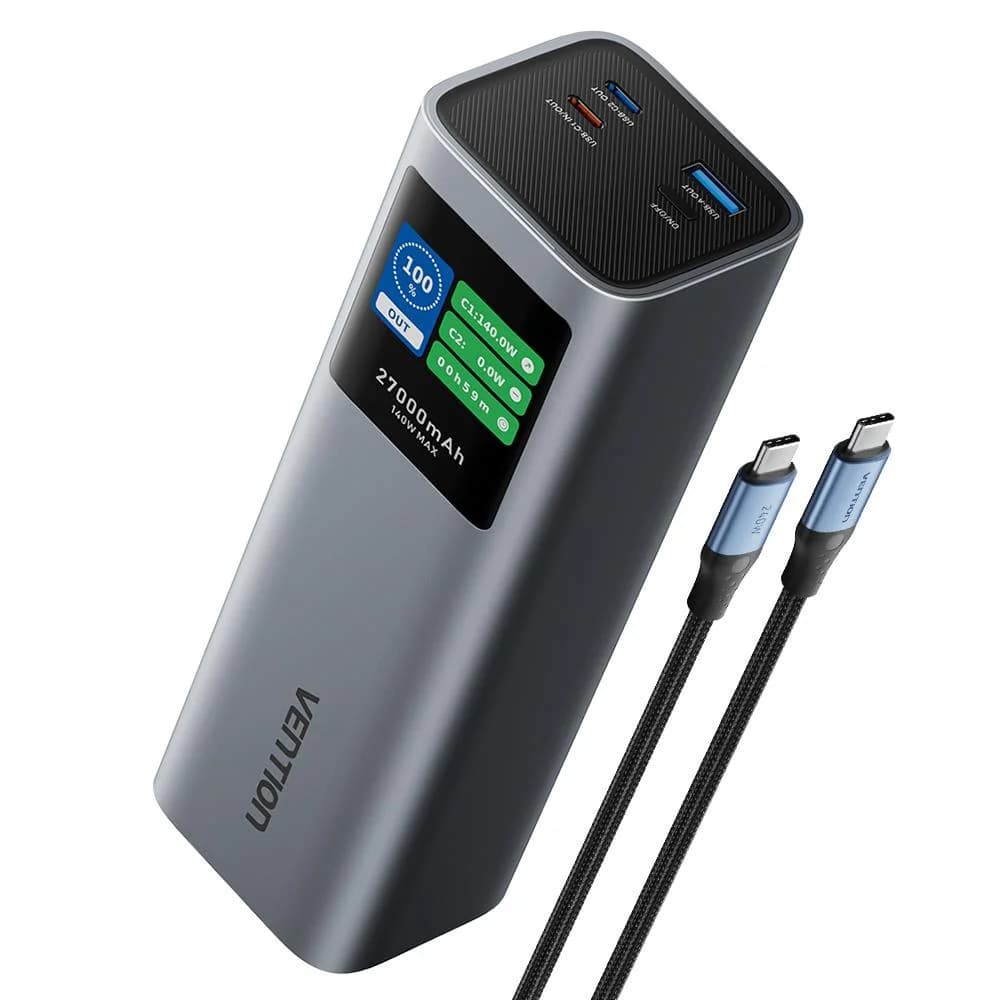 POWER BANK USB 27000MAH 140W/FKEH0 VENTION - Image 1