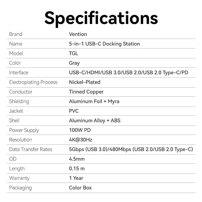 NB ACC DOCKING STATION/0.15M TGLHB VENTION - Image 11
