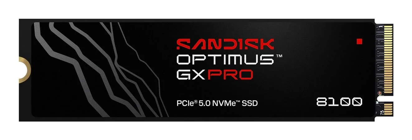 SSD SANDISK 600xTBW rating MTBF 1750000 h Read speed 14900 MB/s Write speed 11000 MB/s NVMe Yes PCI Express 5.0 M.2 1000 GB SDSP82100TAN-000E0 - Image 1