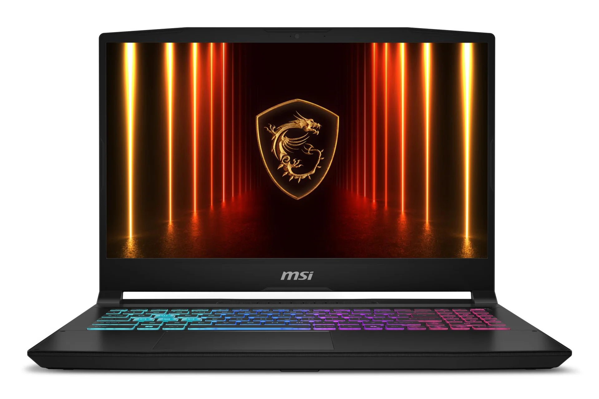 Notebook MSI CPU Intel® CoreT i7 i7-14650HX 15.6 " 1920 x 1080 pixels RAM 16 GB DDR5-SDRAM SSD 512 GB Discrete graphics NVIDIA GeForce RTX 5060 8 GB On-board graphics Yes Numeric keypad Yes OS installed Windows 11 Home Colour Black Weight 2.4 kg 5600 MHz KATANA15HXB14WFK-610NL - Image 1