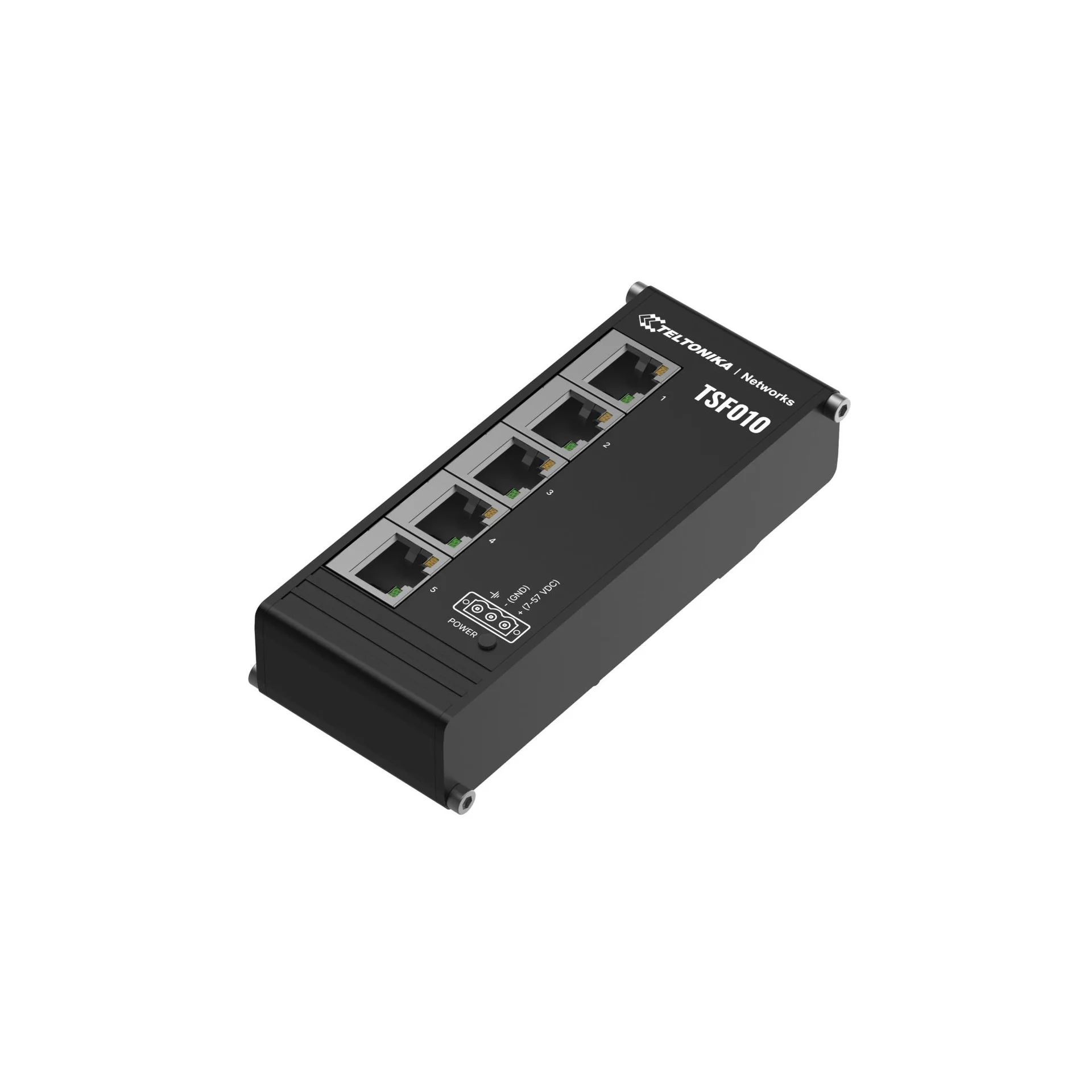 Switch TELTONIKA Switch type Unmanaged Form factor DIN rail 5xRJ-45 ports RJ-45 Ports Type Fast Ethernet (10/100) 5xFast Ethernet (copper) ports quantity TSF010000000 - Image 2