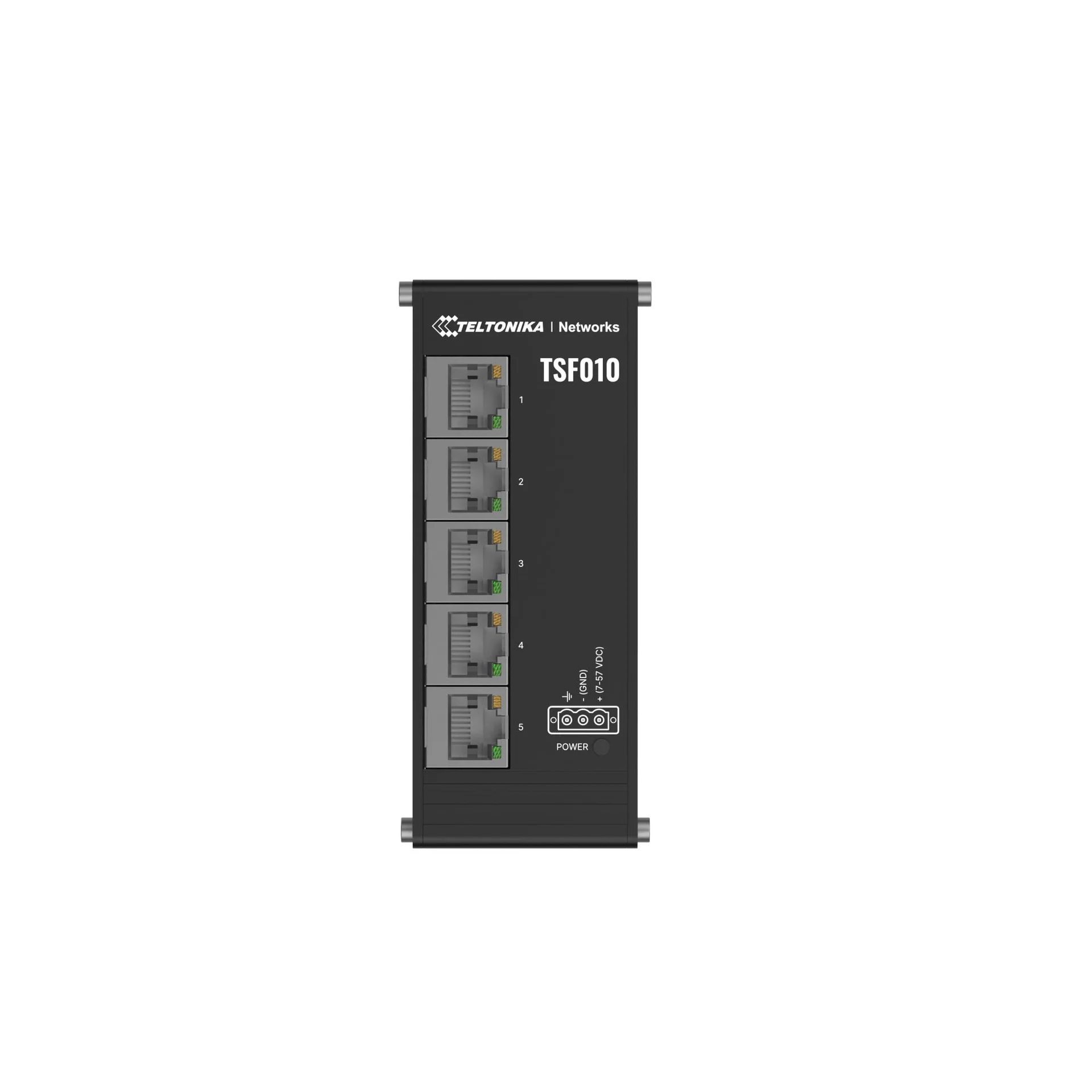 Switch TELTONIKA Switch type Unmanaged Form factor DIN rail 5xRJ-45 ports RJ-45 Ports Type Fast Ethernet (10/100) 5xFast Ethernet (copper) ports quantity TSF010000000 - Image 3