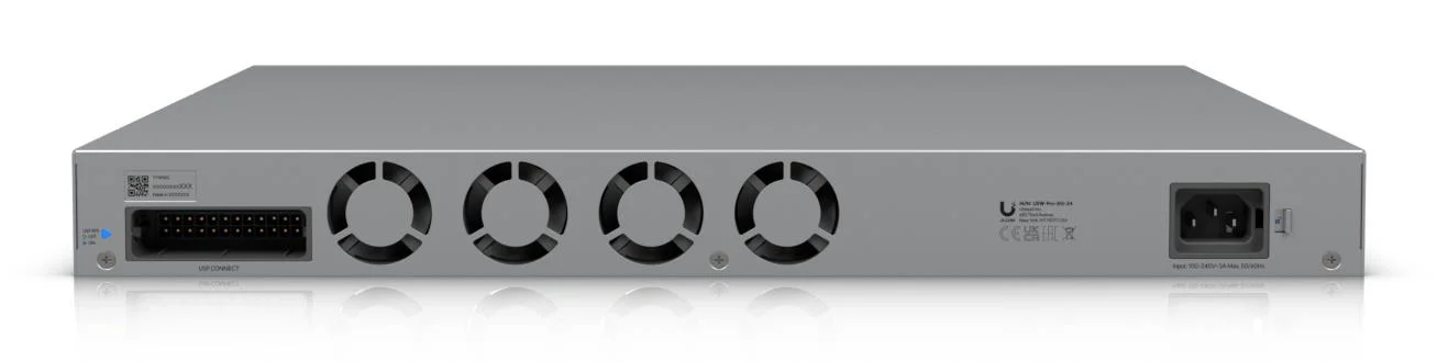 Switch UBIQUITI Switch type Managed Switch layer L2/L3 Rack mounting Yes Stackable Yes Form factor 1U 24xRJ-45 ports RJ-45 Ports Type 10G Ethernet (100/1000/10000) 8x2.5G Ethernet (copper) ports quantity 16x10G Ethernet (copper) ports quantity 2xSFP28 ports quantity 10G support Yes USW-PRO-XG-24 - Image 6